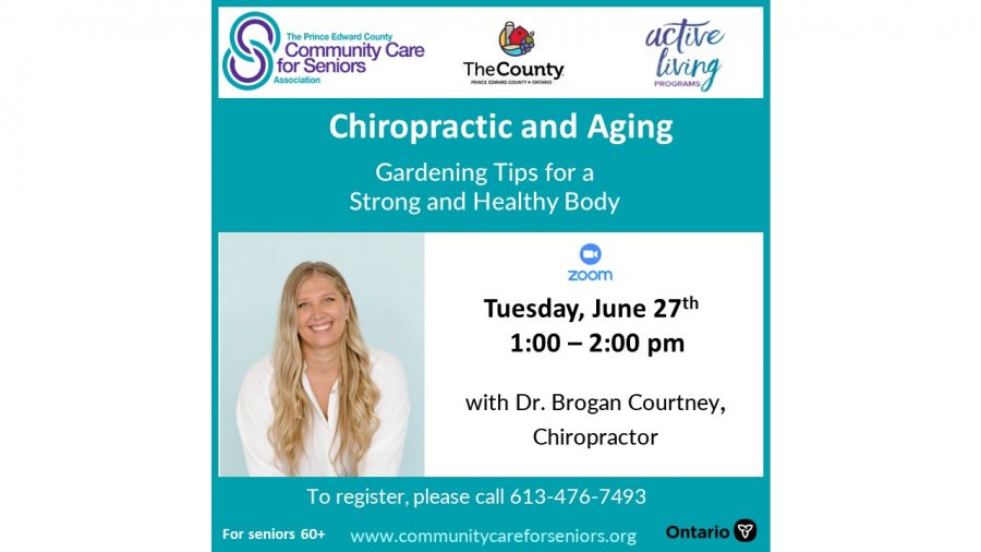WEBINAR - “Chiropractic and Aging” with Dr. Brogan Courtney, Chiropractor