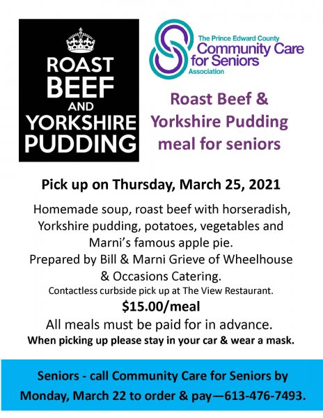 Roast Beef & Yorkshire Pudding Luncheon 