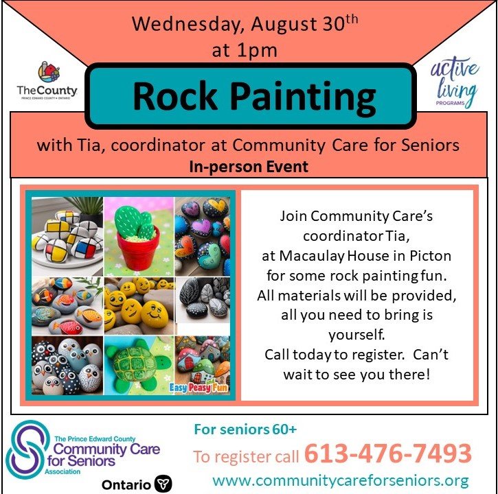 In person - Rock Painting  at Macaulay House in Picton
