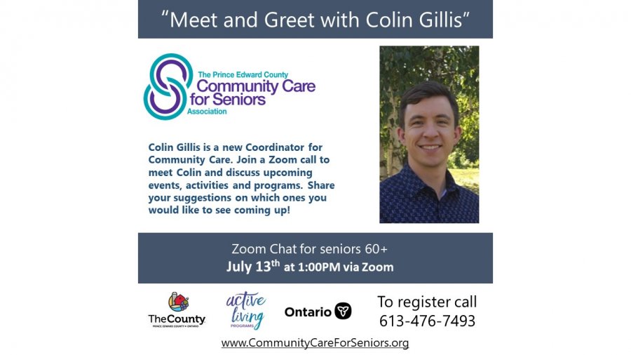 “Meet and Greet” with Colin Gillis, new Coordinator for Community Care