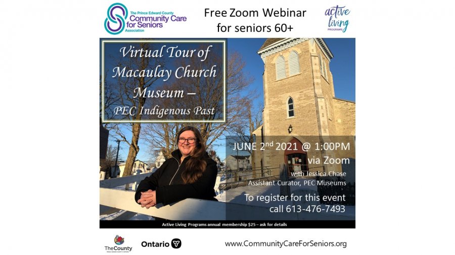 “Tour Macaulay Church-PEC Indigenous Past” with Jessica Chase, Assistant Curator PEC Museums
