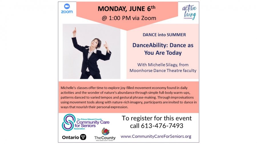 Virtual Movement Class DanceAbility: Dance as You Are Today with Michelle Silagy