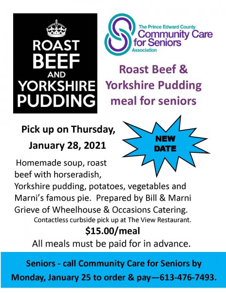 Beat the Cold with a Roast Beef & Yorkshire Pudding Luncheon 