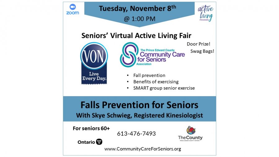 Active Living Fair - “Falls Prevention for Seniors” with Skye Schweig 