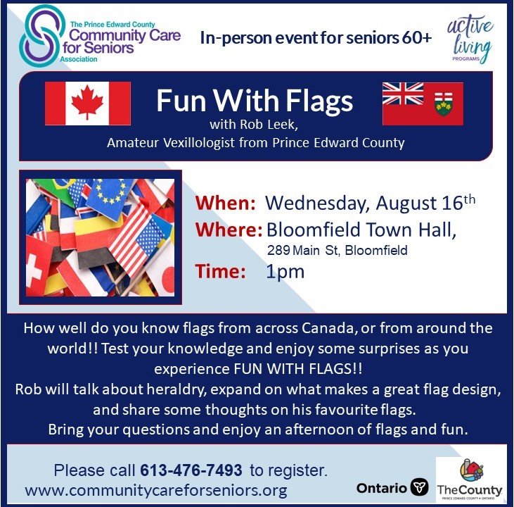 Fun with Flags In-Person event  – Bloomfield