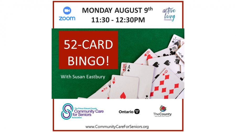 52 Card Bingo with Susan Eastbury
