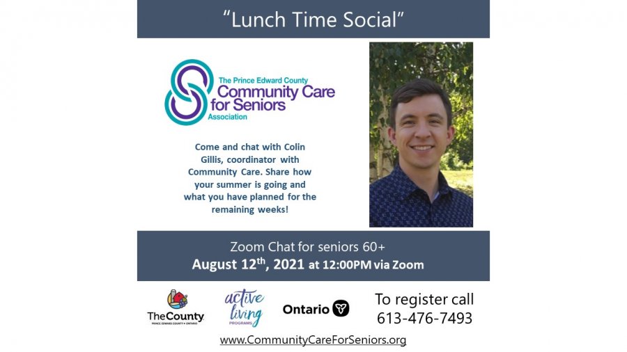 Lunch Time Social with Colin Gillis, Co-ordinator at Community Care