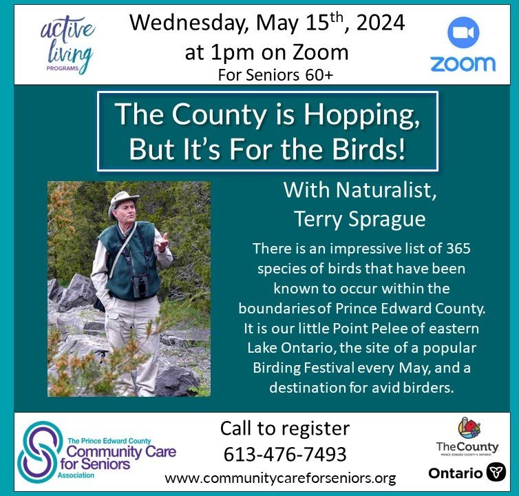 The County is Hopping, But it's For the Birds with Terry Sprague, Naturalist