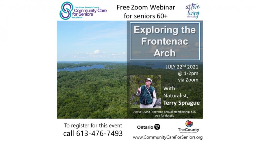 “Frontenac Arch” with Naturalist Terry Sprague