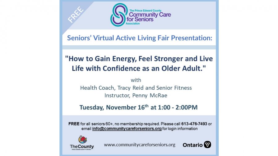 “How to Gain Energy, Feel Stronger and Live Life with Confidence as an Older Adult” with Tracy Reid from Fitness Powers