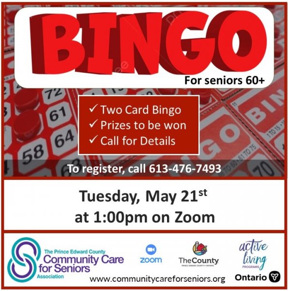 Bingo with Community Care Staff
