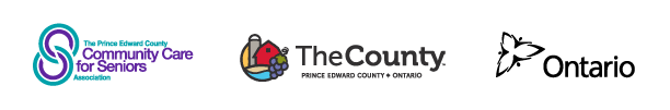 Community Care for Seniors, The County, Ontario Logos