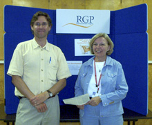 Dr. Chris Frank and Marilyn Gillis RN 